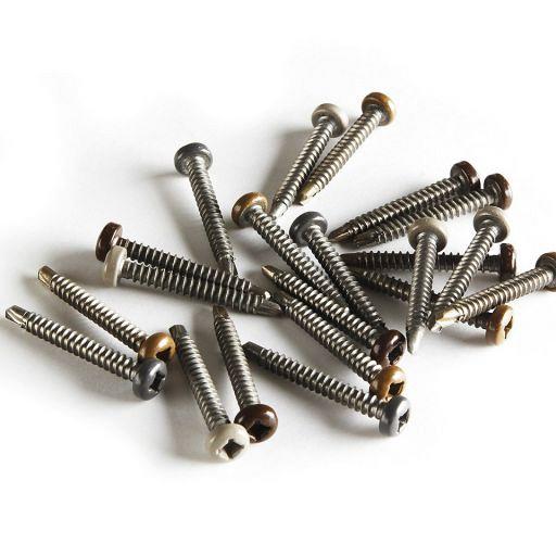 Schroef WEO Ebony Black tx 4,2x38mm(100) 100 schr./doosje +bit torx rvs AISI304 (2103)