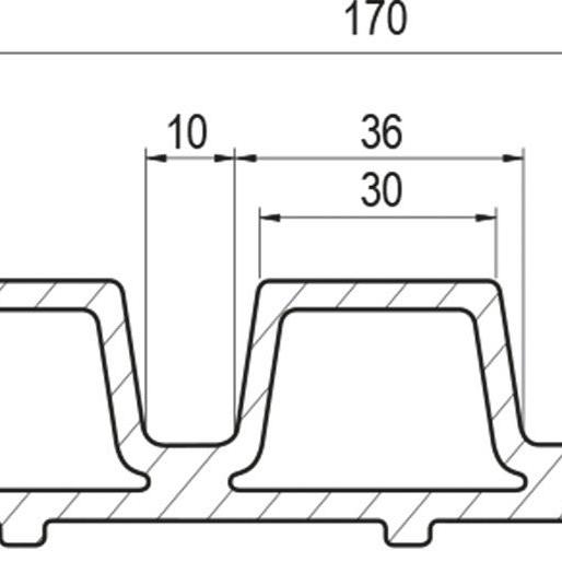 Fiberdeck WPC WEO35 Gardenwall Dark Grey – Gevel- en Tuinscherm Plank 3,3x17x290 cm (wb 140 mm) FSC®