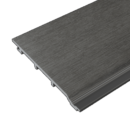 WPC WEO Fiberdeck Essential Dark Grey – Gevel- en Tuinscherm Plank 1,5x17,3x290 cm (wb 153 mm) FSC 1
