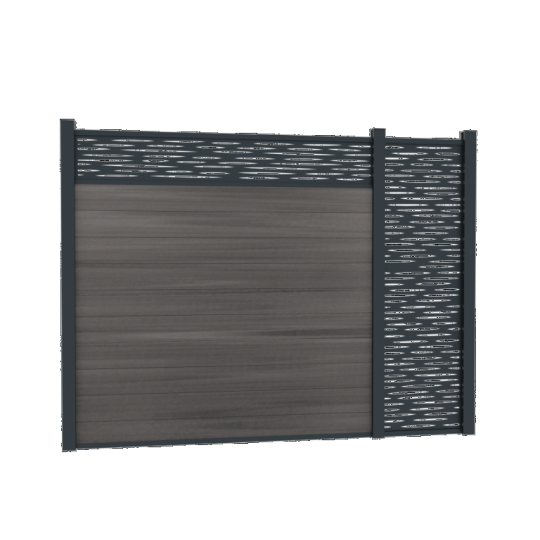 WPC Premium Fence Board Dark Grey – Tuinscherm Plank 21 × 160 mm (wb 150 mm) L-178 cm FSC® 100%