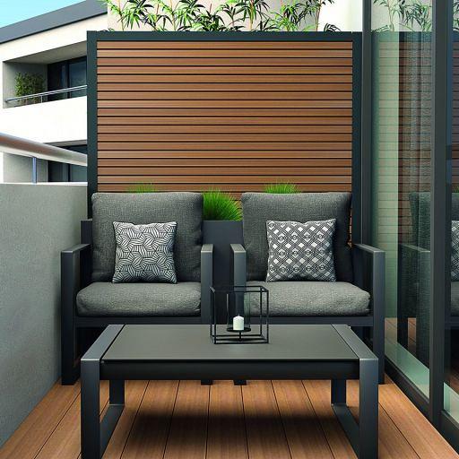 WPC Fence Board Modern Teak – Tuinscherm Plank 21 × 160 mm (wb 150 mm) L-178 cm FSC® 100%