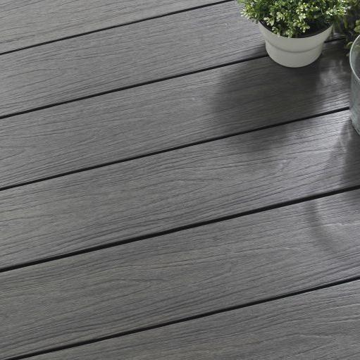 WPC 2,25×21×400 cm plank Fiberdeck Premium RHK Dark Grey FSC – duurzame kwaliteit voor elke buitenru