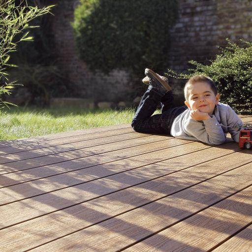 WPC 2,25×21×500 cm plank Fiberdeck Premium Massief Teak