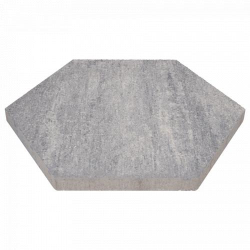 Soft Comfort Zeskant 60/52,5x30x4 cm Grezzo