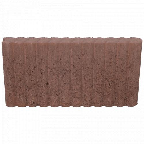 Mini Rondobandpalissade 6x25x50 cm Bruin
