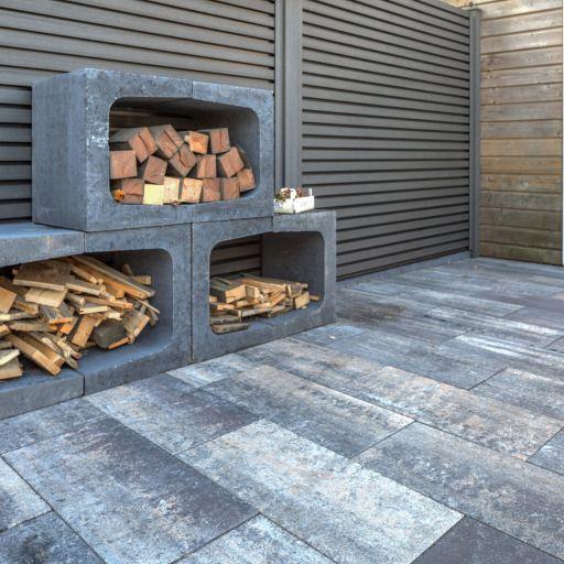 U-element 40x40x50 cm Antraciet