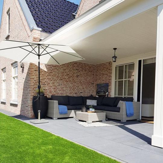 Terras+ Tegel 60x60x4 cm Dark Grey