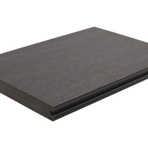 WPC 2,25×21×500 cm Fiberdeck Premium Massief Dark Grey – Duurzame kwaliteit voor een luxe uitstralin