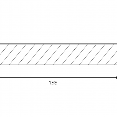 WPC 2,25x13,8x300 cm Fiberdeck Harmony Indian Summer V2 SE  kantplank massief