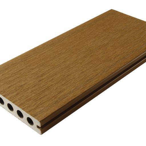 WPC 2,25x13,8x500 cm Fiberdeck Premium RHK Teak Plank – Duurzaam en Stijlvol
