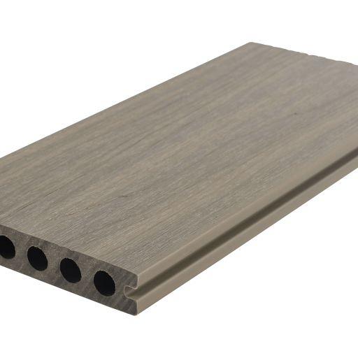 WPC 2,25x13,8x400 cm Fiberdeck Premium RHK Light Grey plank – Duurzaam en stijlvol buitenterras