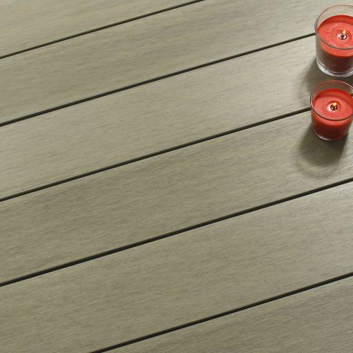 WPC 2,25x13,8x400 cm Fiberdeck Premium RHK Light Grey plank – Duurzaam en stijlvol buitenterras