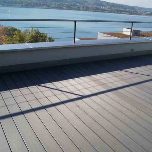 WPC 2,25x13,8x400 cm Fiberdeck Premium RHK Dark Grey plank – Duurzaam en stijlvol voor elke buitenru