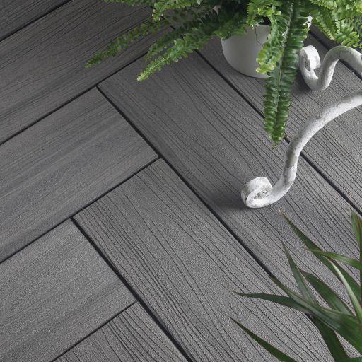WPC 2,25x13,8x500 cm Fiberdeck Harmony Ocean Grey Plank V2 Massief