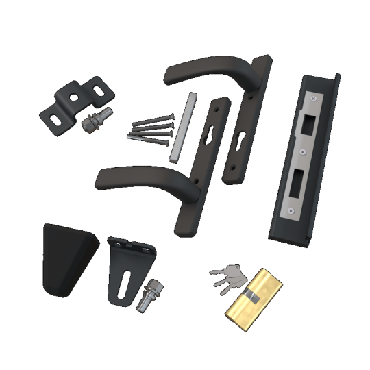 Boston Poortbeslag voor poorten RAL9005