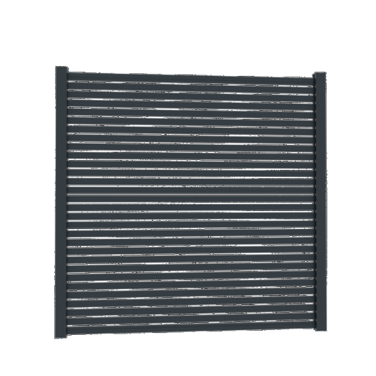 Boston alu lamel 2,1x4,5x178 cm RAL7016