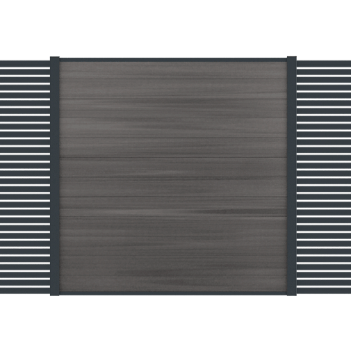 Boston alu lamel 2,1x10x178 cm RAL9005