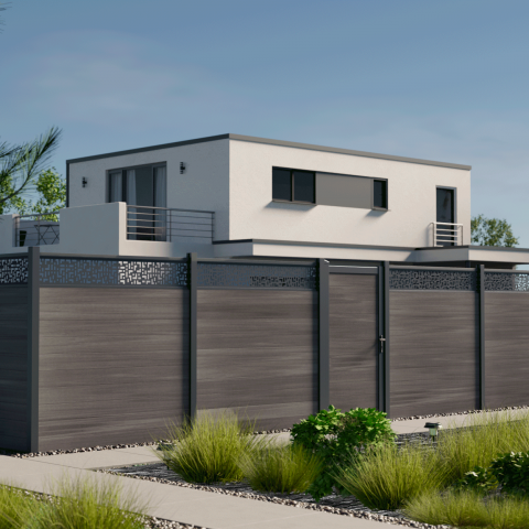 Boston Decopaneel Hera horizontaal 30x175 cm dikte 2 mm RAL7016