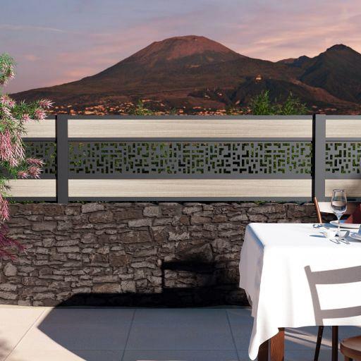 Boston Decopaneel Crios horizontaal 30x175 cm dikte 2 mm RAL7016