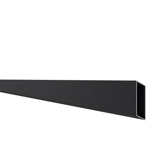 Boston alu rhombus profiel 2,1x7,5x178 cm RAL9005