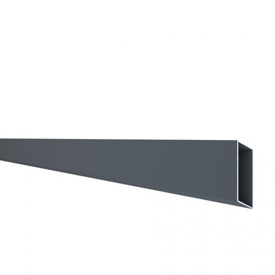 Boston alu rhombus profiel 2,1x7,5x178 cm RAL7016