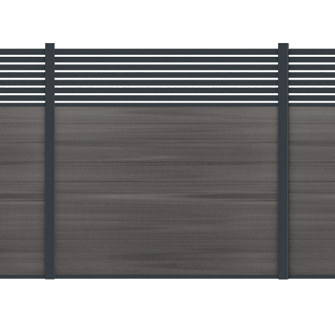 Boston alu lamel 2,1x10x178 cm RAL9005