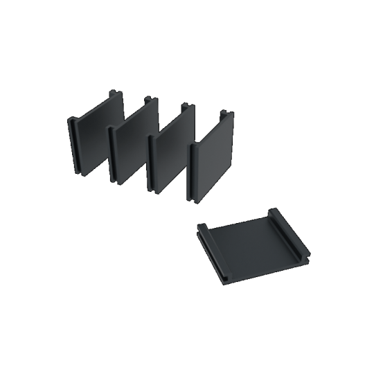 Boston alu lamel 2,1x10x178 cm RAL7016