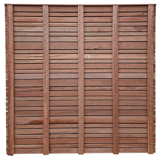 Keruing scherm 51 Rhombus 180x180cm Premium