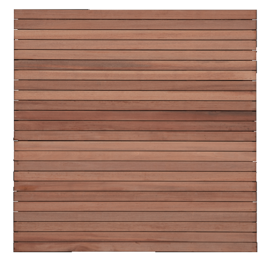 Keruing scherm 50 180x180cm Premium