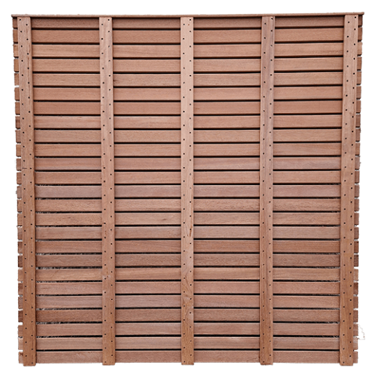 Keruing scherm 50 180x180cm Premium