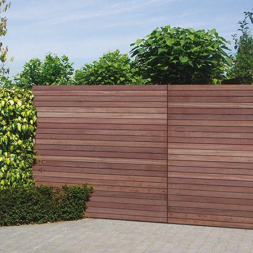 Keruing scherm 50 180x180cm Premium