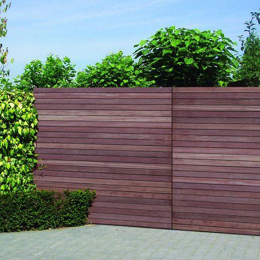 Keruing scherm 50 180x180cm Premium