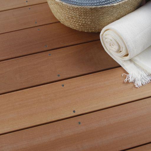 Kapur  2,7x19x305 cm v-groeven plank Premium