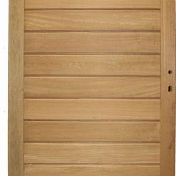 Bangkirai massief poort 22-l met slot 100x180cm links incl. aanslaglat Premium