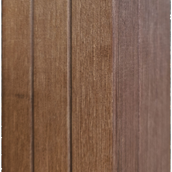 Bangkirai paal v-groeven Premium 9x9x305 cm