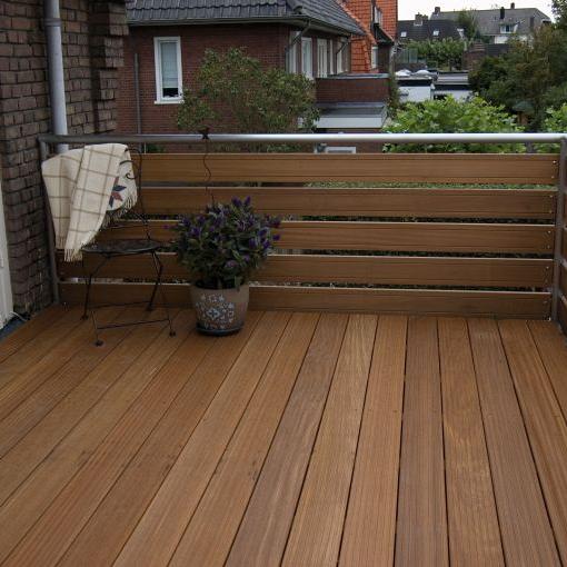 Bangkirai plank v-groeven Premium 2,7x19x274 cm