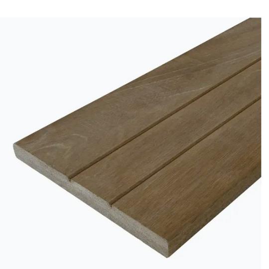 Bangkirai plank v-groeven Premium 1,6x14,5x180 cm – Bruin