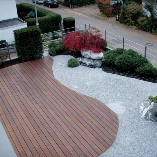 Afri-kulu terrasplank glad Hybrid P131  KD18% Premium 2,1x14,5x485 cm roodbruin