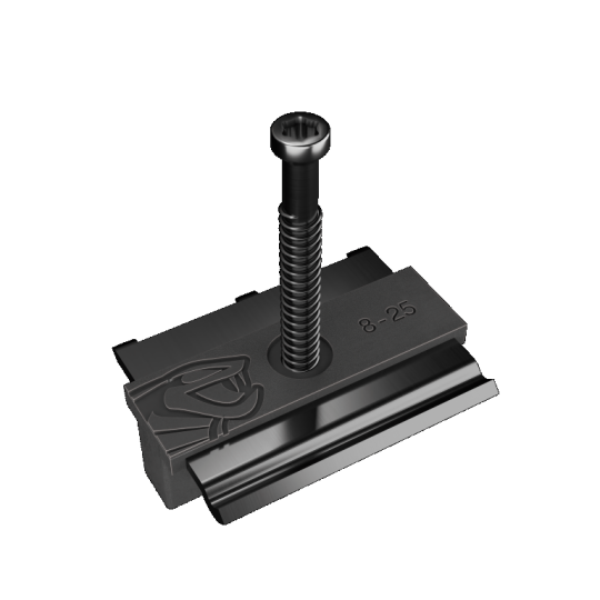 Cobra hybride Clip 8-25 L montageset tbv Hybride schroef 4,8x43 mm 90st + Bit per set