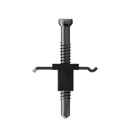 Cobra hybride Clip 8-25 L montageset tbv Hybride schroef 4,8x43 mm 90st + Bit per set