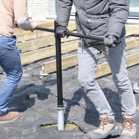 Cobra handschroefgereedschap voor grondschroef incl. schroeven