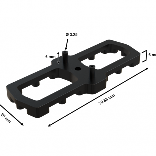 Cobra Air spacer voor Hybride clips 100 stuks  + afstandhouder 4 stuks, voegbreedte 3-4-5-6 mm