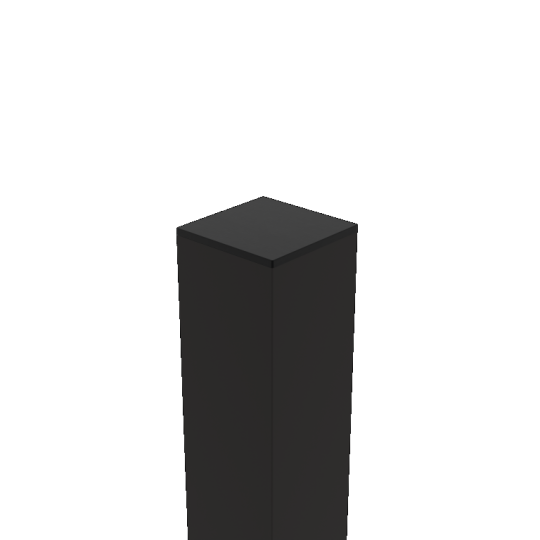 Boston pvc paalkap 75*75mm RAL9005