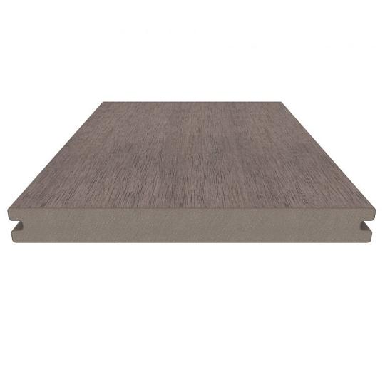 NewTechWood HKC co-extrusie dekdeel massief old world, 2,3 x 21 x 400 cm, Silver Ash.