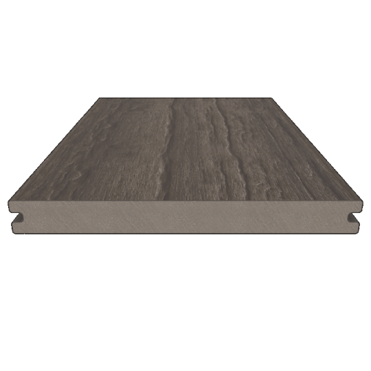 NewTechWood HKC co-extrusie dekdeel massief old world, 2,3 x 21 x 400 cm, Aged Wood.