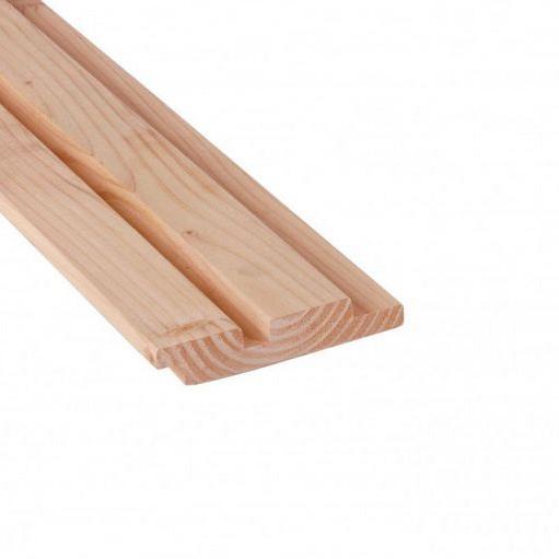 Douglas geschaafd rhombusprofiel 2,7 x 14,5 x 300 cm, onbehandeld.