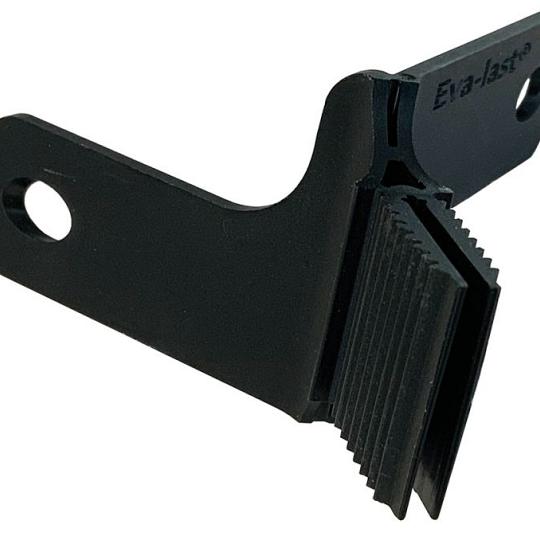 Eva-Last polymeer bevestigingsclip buitenhoek  t.b.v. afdeklijst gevelbekleding Stripes 10st/zak