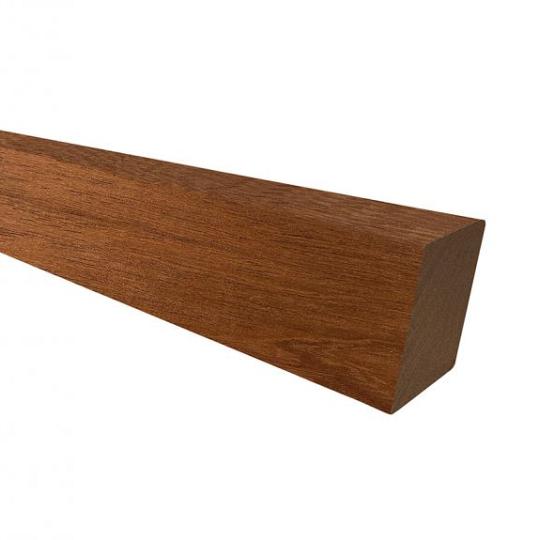 Cambara FSC open gevelbekleding rhombus horizontaal 21x68mm  gevingerlast, haaks gekort [onbehandeld