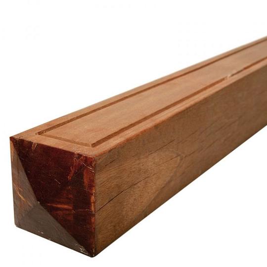 Elephant geschaafde paal Bangkirai hardhout 11x11x305 cm – duurzaamheid en uitstraling in één