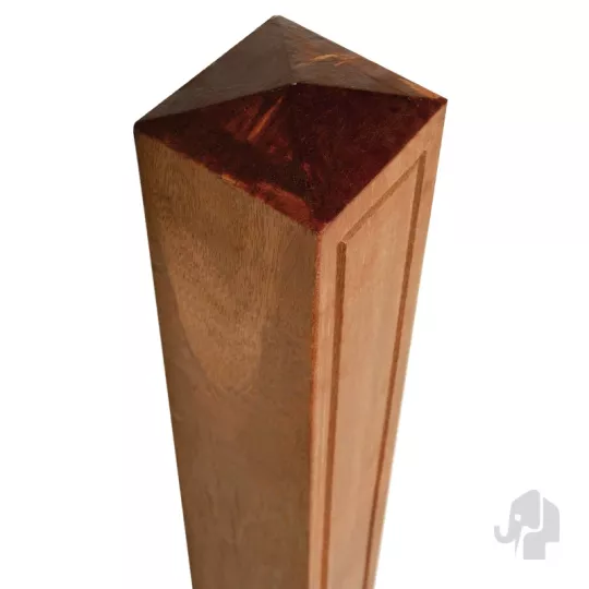 Elephant geschaafde paal Bangkirai hardhout 11x11x180 cm – duurzaamheid en uitstraling in één